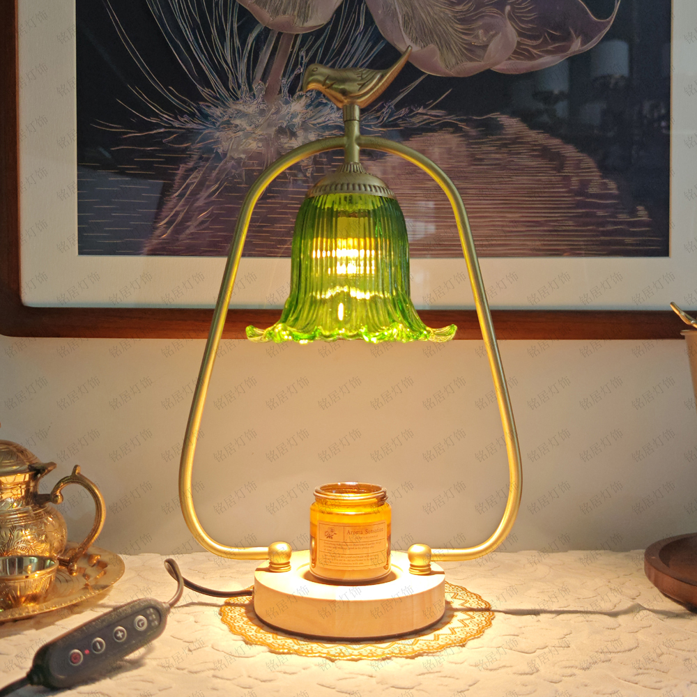 复古FG1702-06T小鸟香薰氛围灯装饰灯创意简约香薰熔蜡灯小台灯