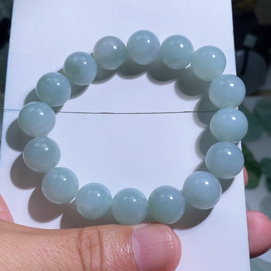 未镶嵌定制翡翠手串