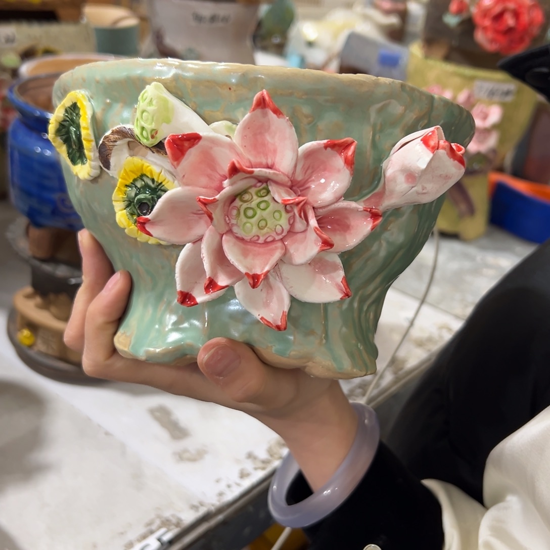 满20米秒退拉黑花盆