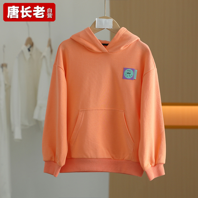 【唐长老自营】货号48966童装春秋款连帽印花卫衣YY-TZ