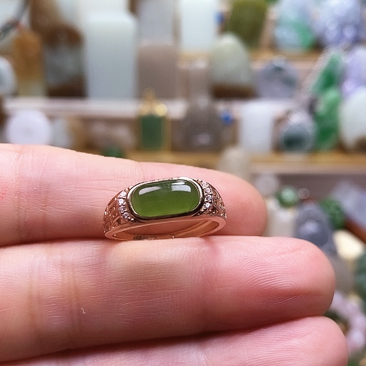 和田玉戒指未镶嵌