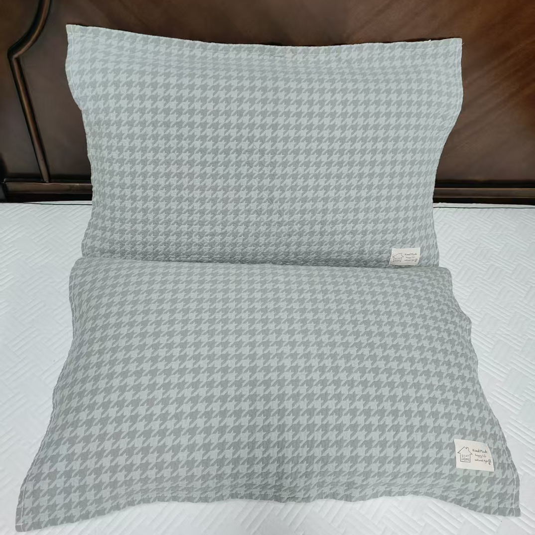 纯棉纱布枕巾50*75微瑕～R662