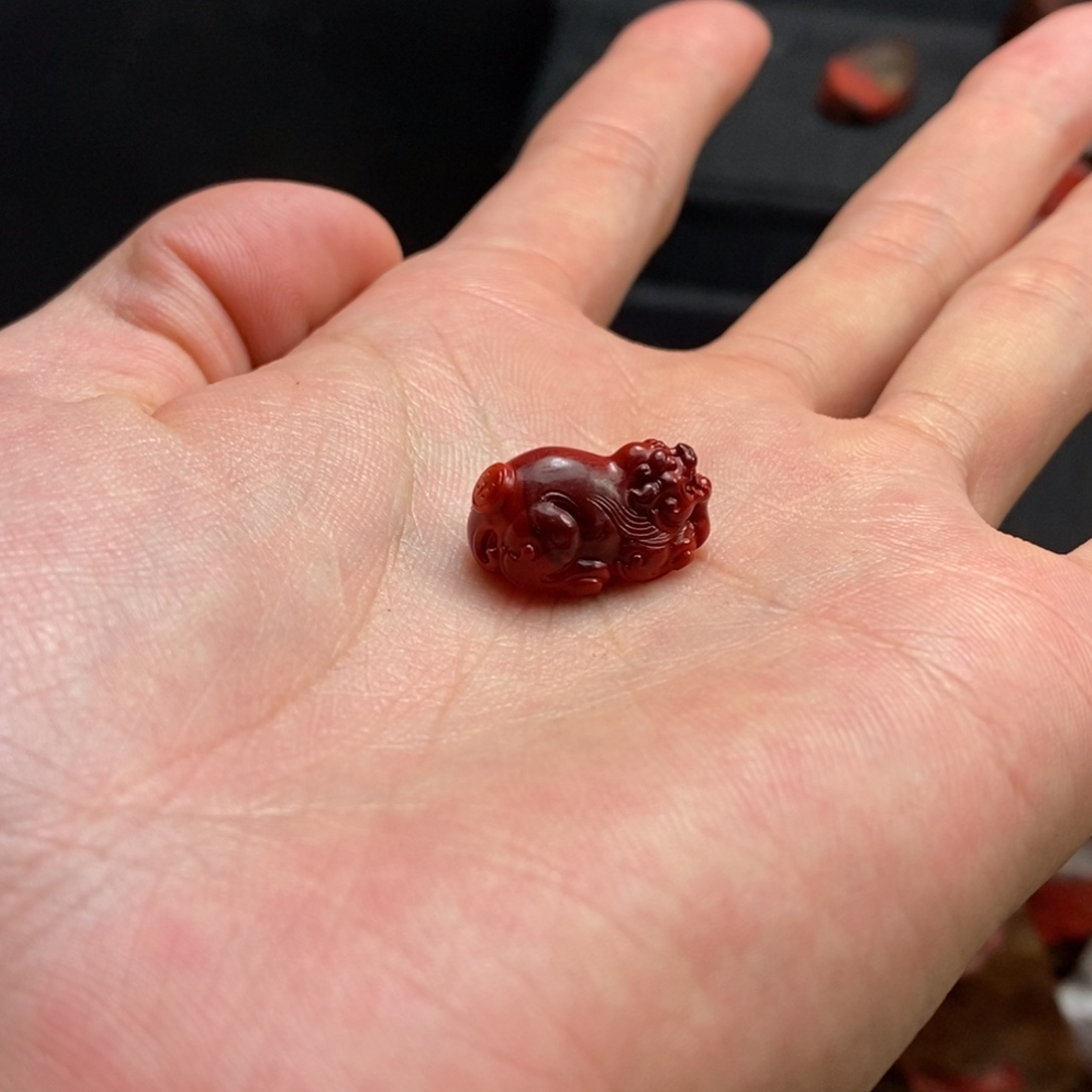 刘***稷南红玛瑙合金颈饰