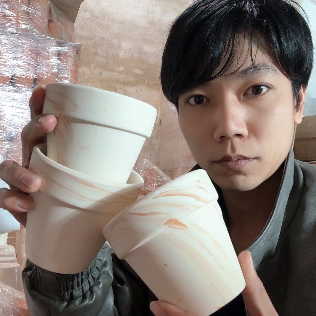 红陶橘里橘气10口10高3个