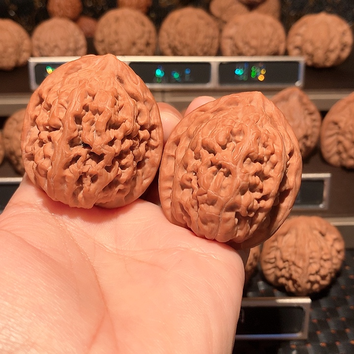 语***烟文玩核桃把件凤凰台