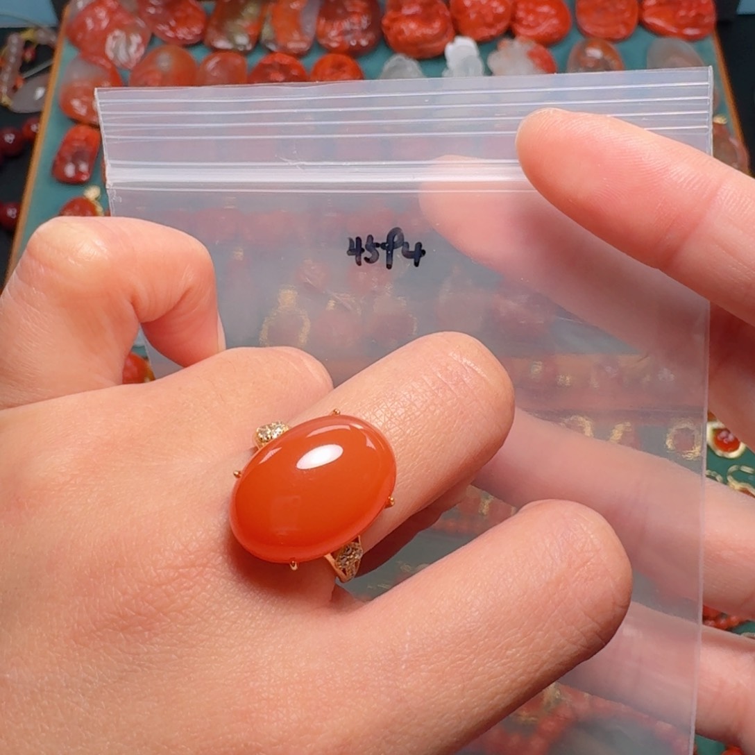 南红玛瑙南红玛瑙银S925镶嵌