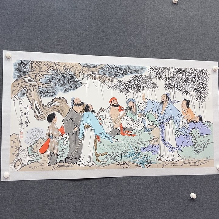 水彩书画作品多次