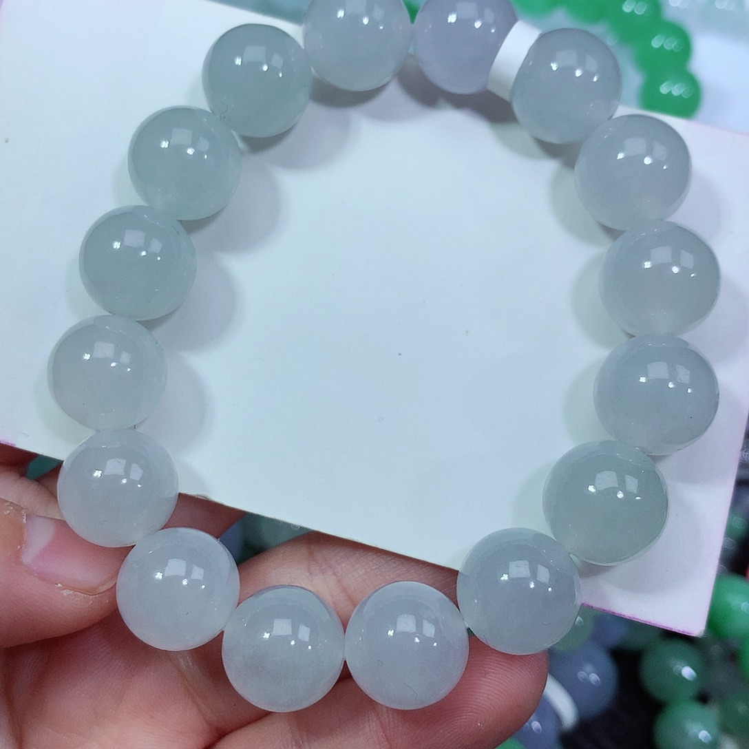 翡翠手链未镶嵌卡13