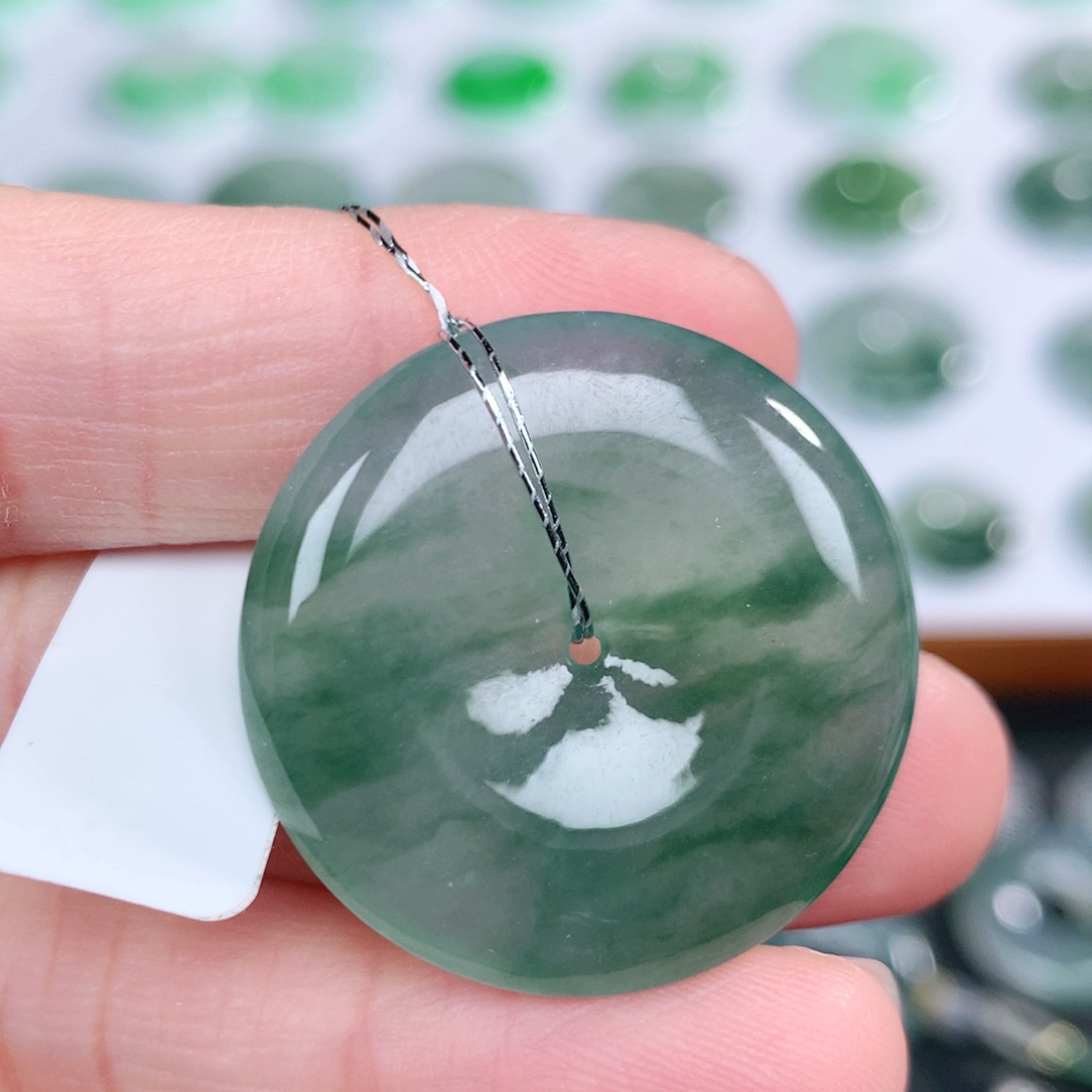 翡翠未镶嵌吊坠(不含链)29-5.5