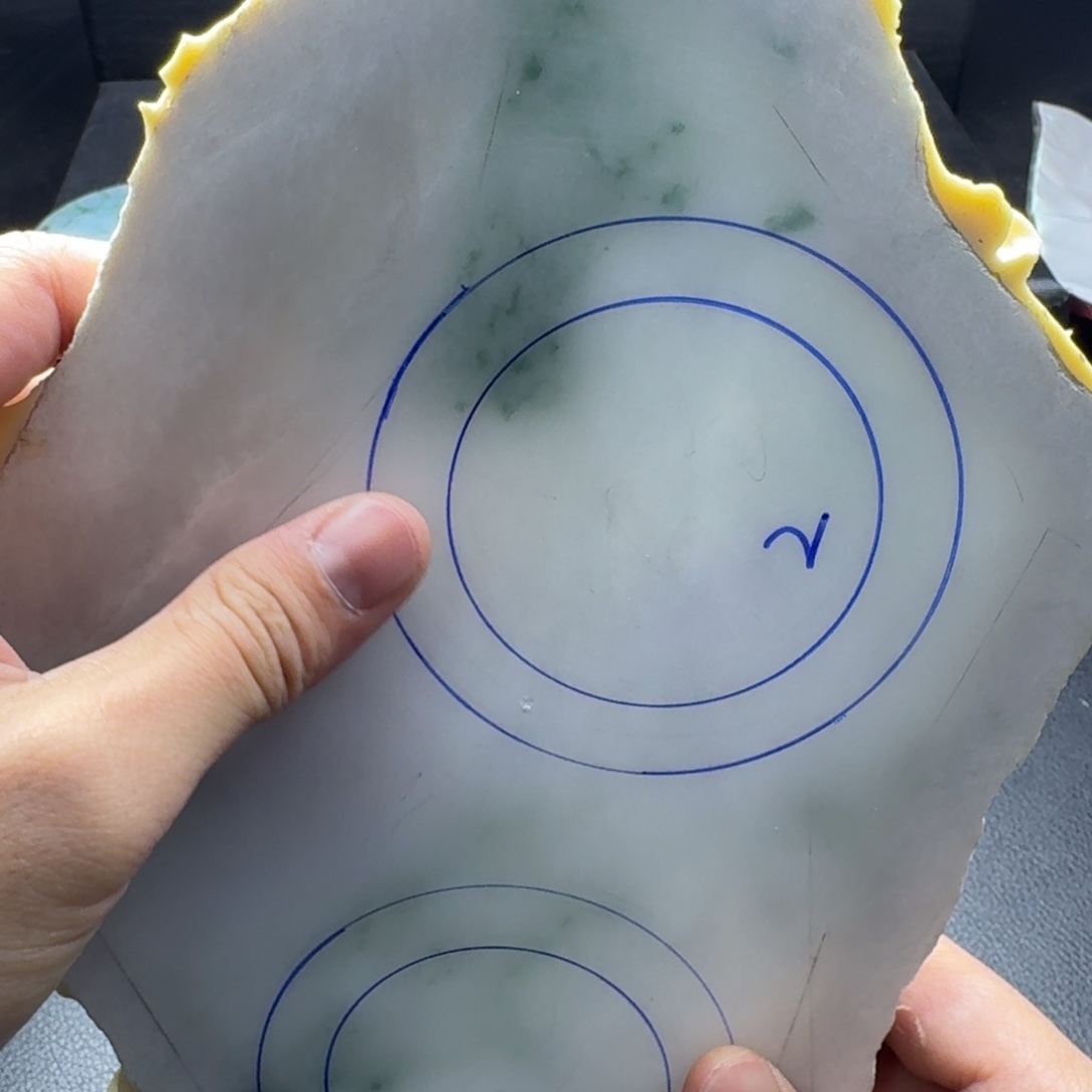 陳***生定制翡翠未镶嵌手镯手镯