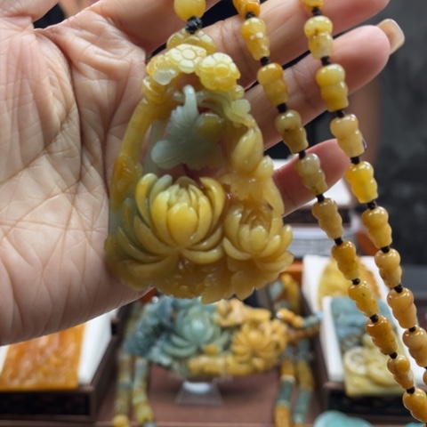 岫玉挂件未镶嵌挂件