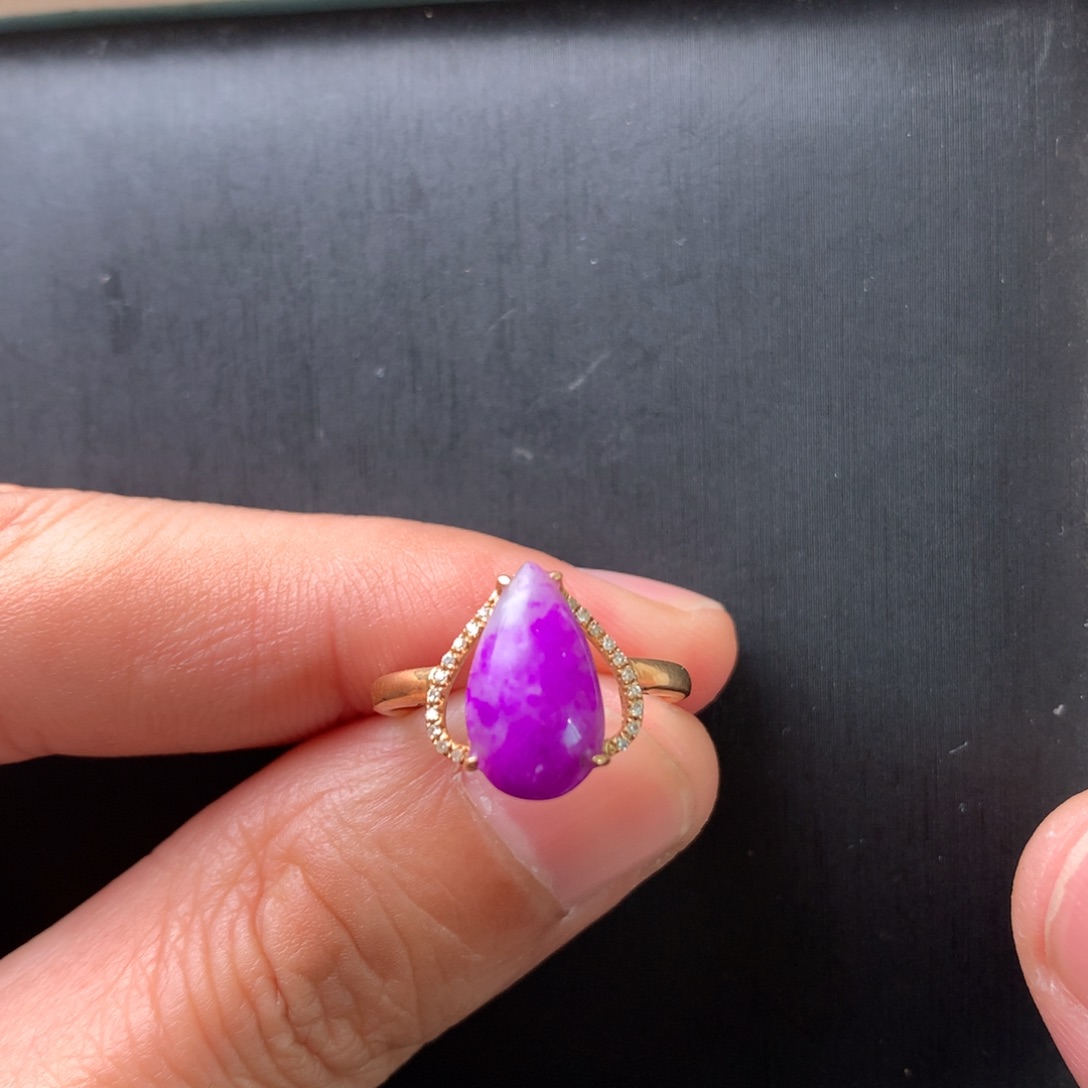 苏纪石（舒俱来）18K金镶嵌戒指