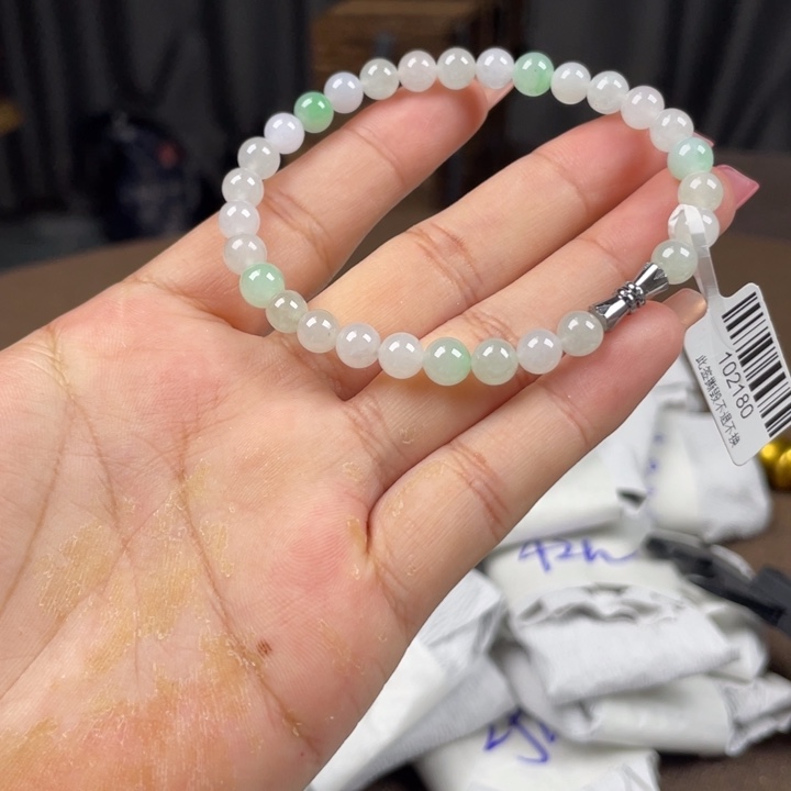 翡翠未镶嵌手链纯天然a货翡翠