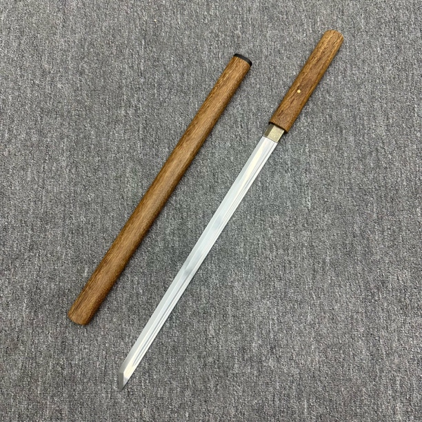 龙泉锰钢竹中刀唐横刀合金装收藏冷兵器未开刃