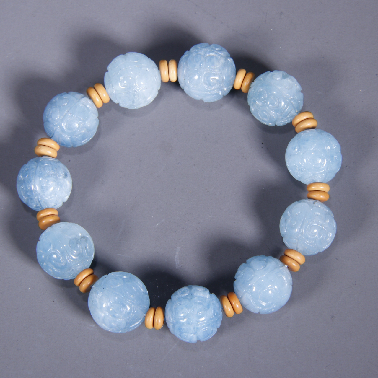 文山居K 海蓝宝手串