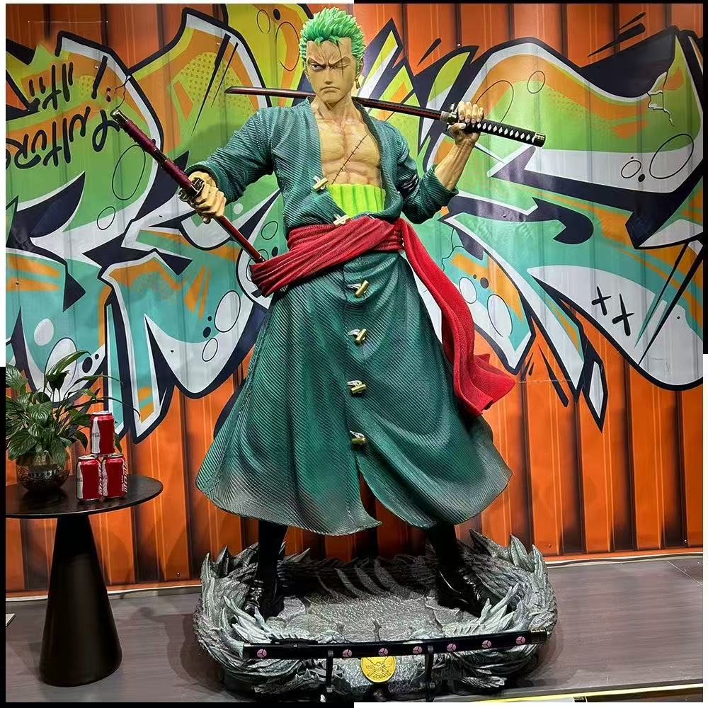 海贼王系列和风带刀索隆   1比1大型手办  树脂宝丽石材质网红