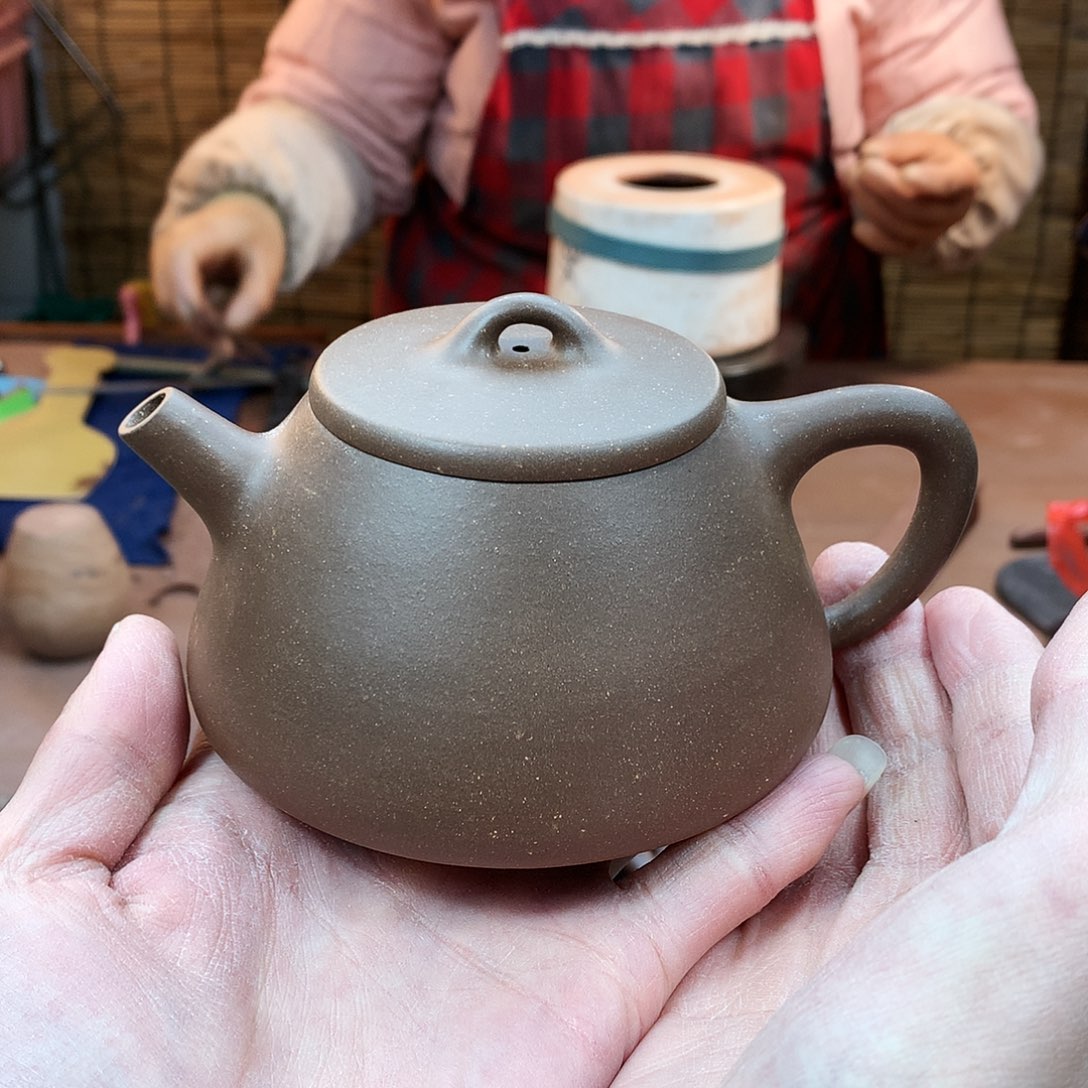 紫砂茶壶  石瓢 段泥