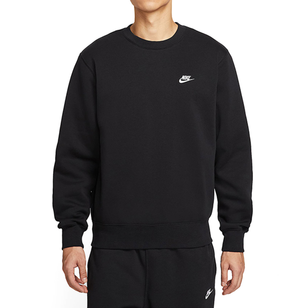 耐克/NIKE(官方正品)男子经典黑色宽松运动休闲卫衣FN3887010