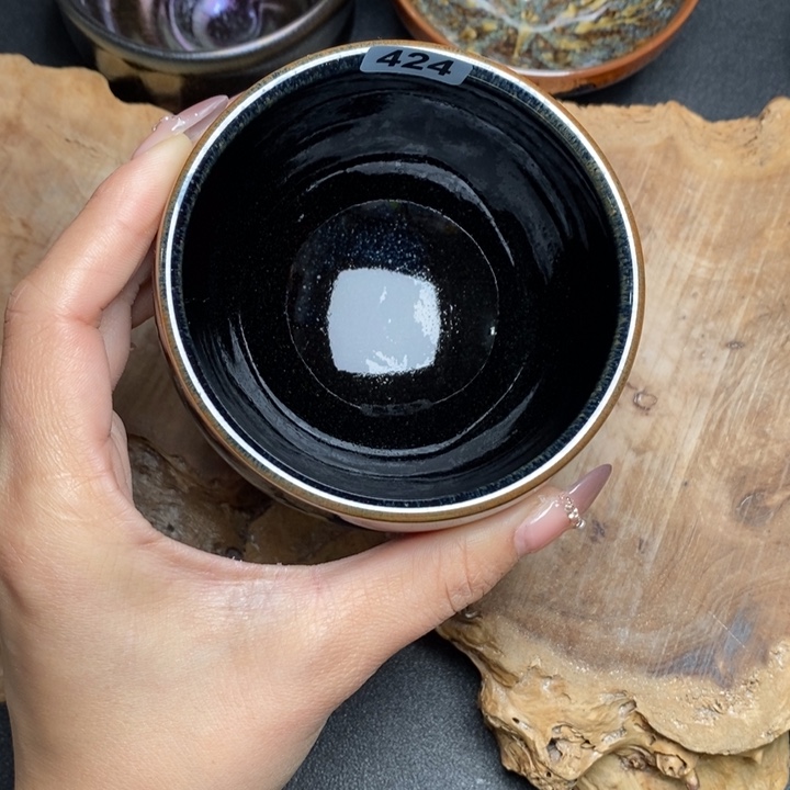 茶盏建窑建盏主人杯424