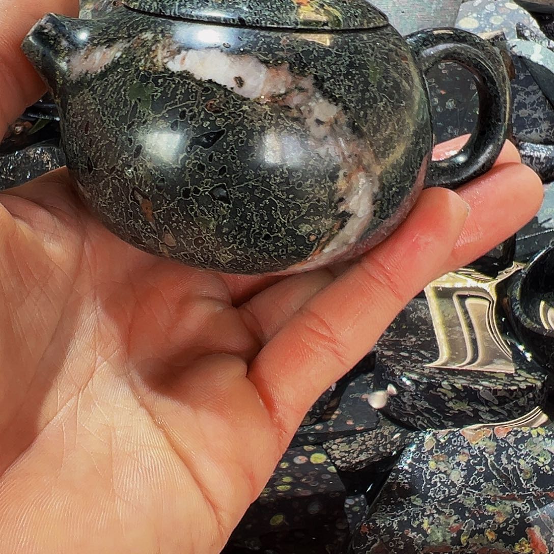 梅花玉鱼缸石茶周边微瑕不退不换