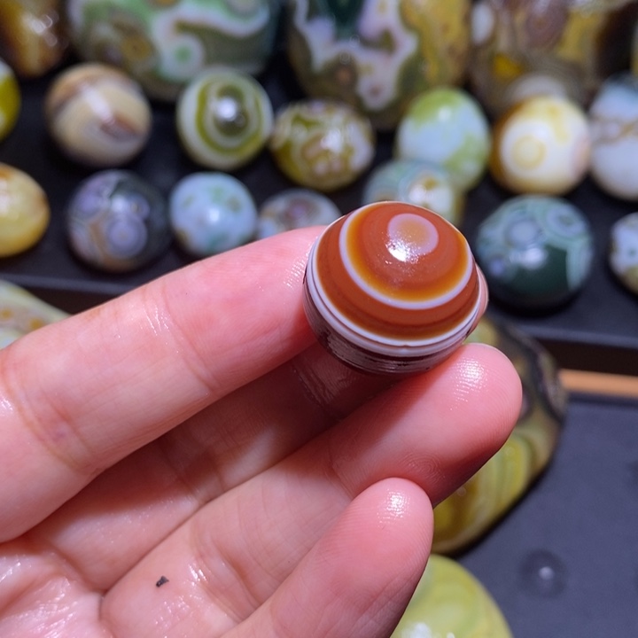 未镶嵌玛瑙/玉髓珠宝半成品良*