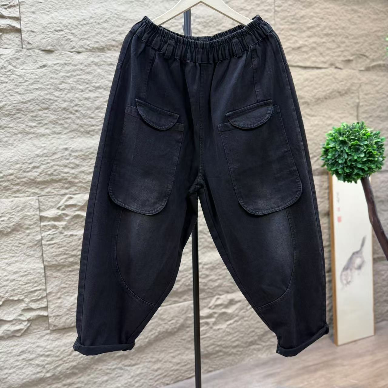 9711新款春季时尚休闲百搭哈伦裤