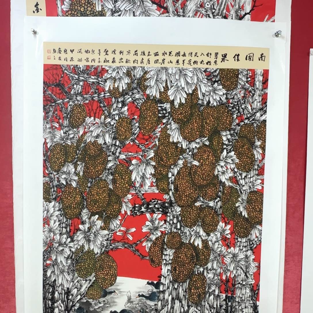 国画国画作品庆友老师