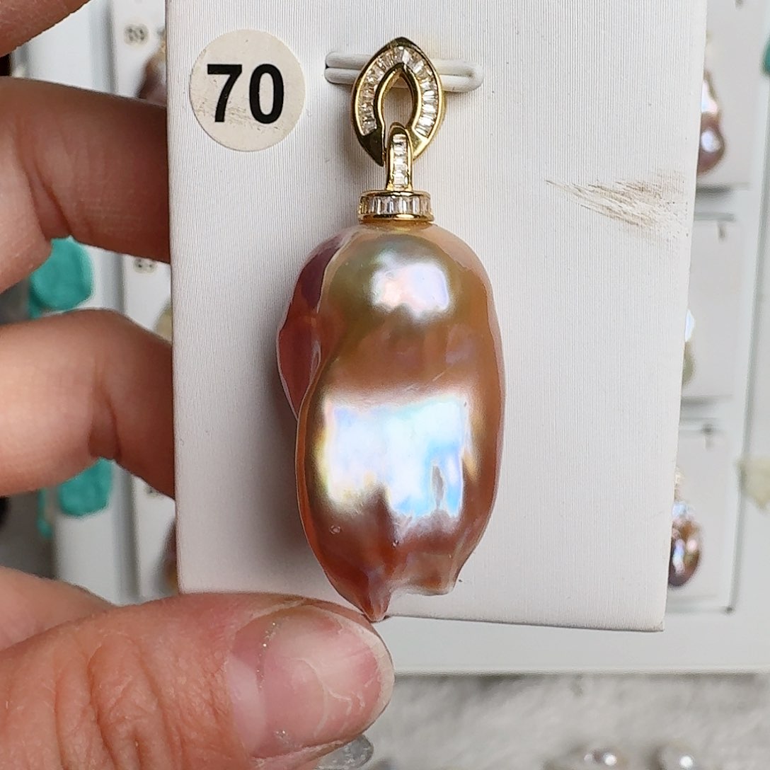 淡水珍珠颈饰银S925镶嵌