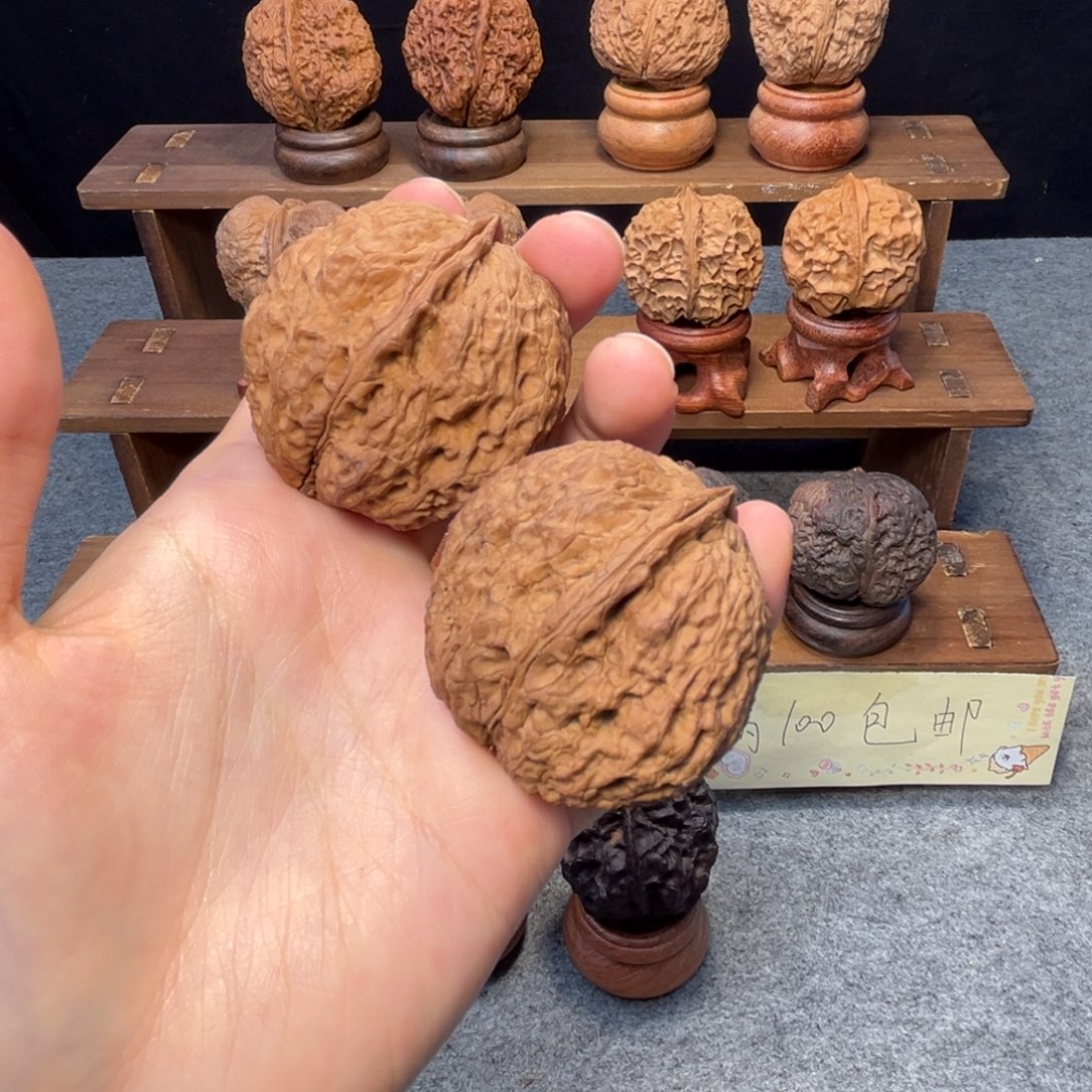 吊坠文玩核桃z貔貅金蟾45mm