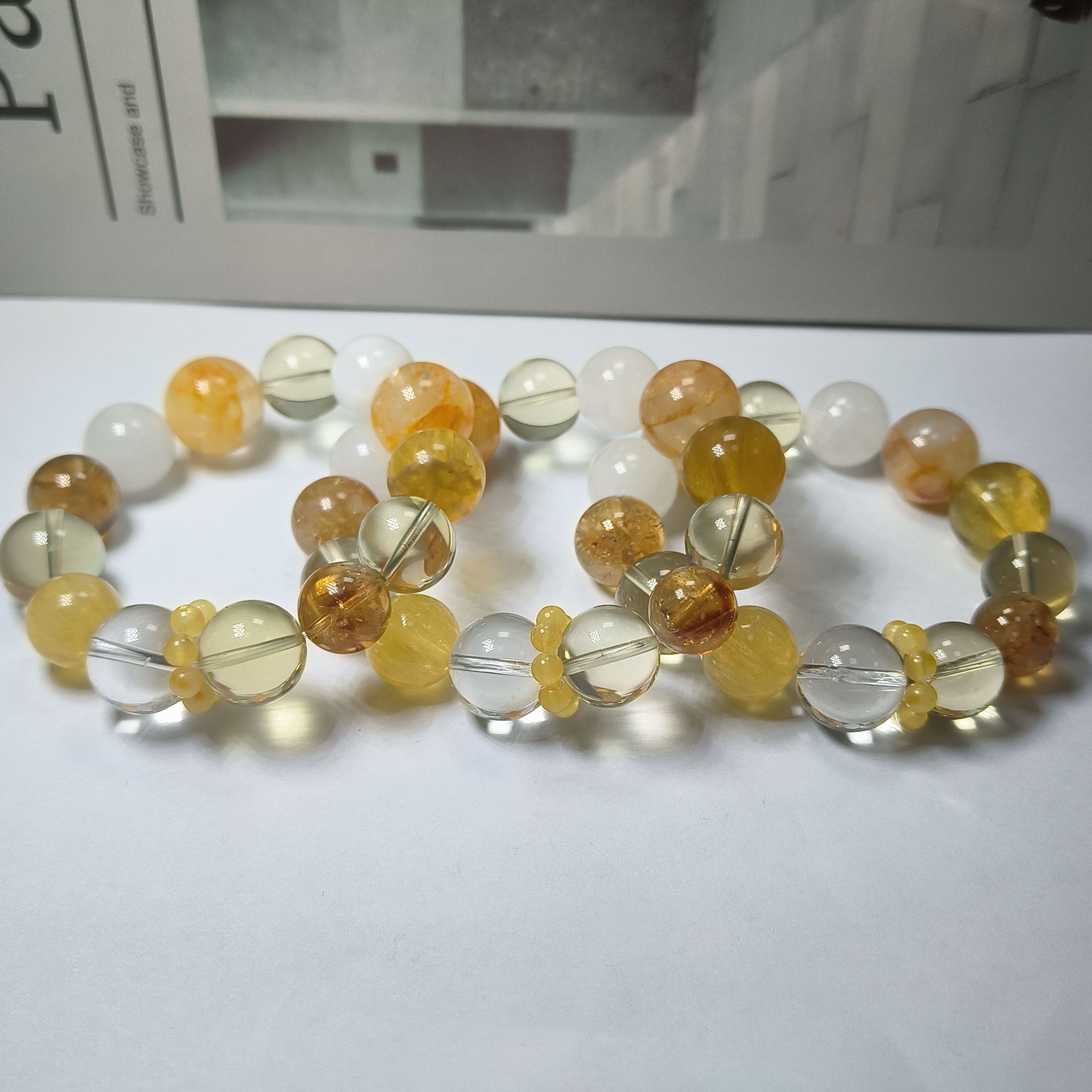 【村有晶品】原创“恰似暖阳”单圈手链多样性发一约13-16mm 1158ZBCF