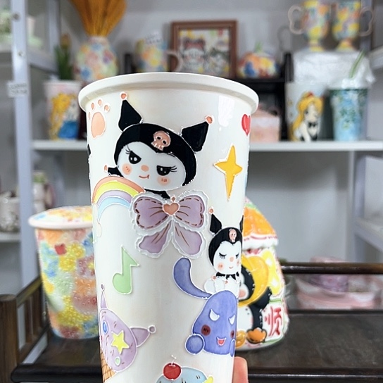 手绘高温釉下彩陶瓷