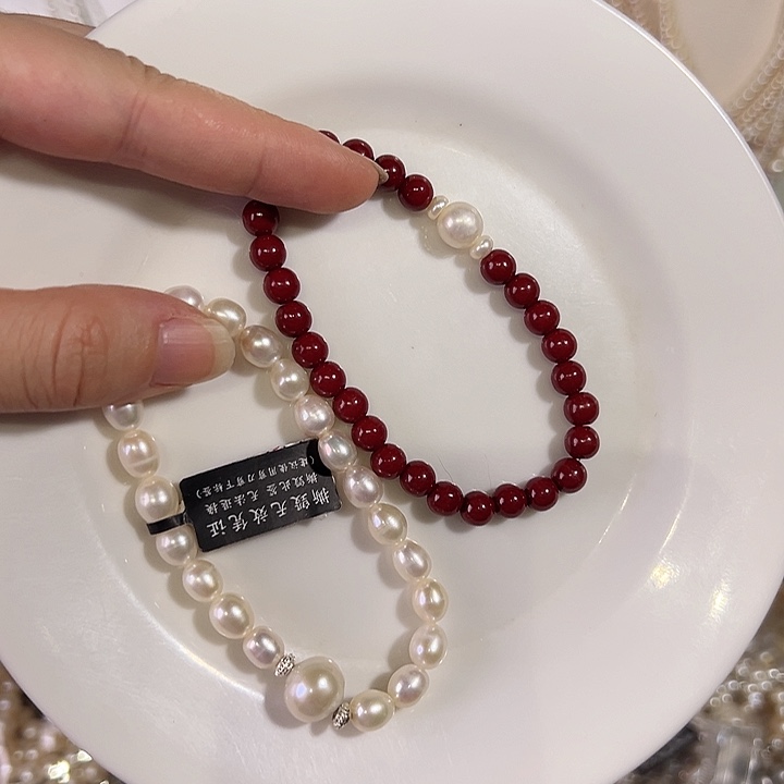 银S925镶嵌淡水珍珠时尚设计款