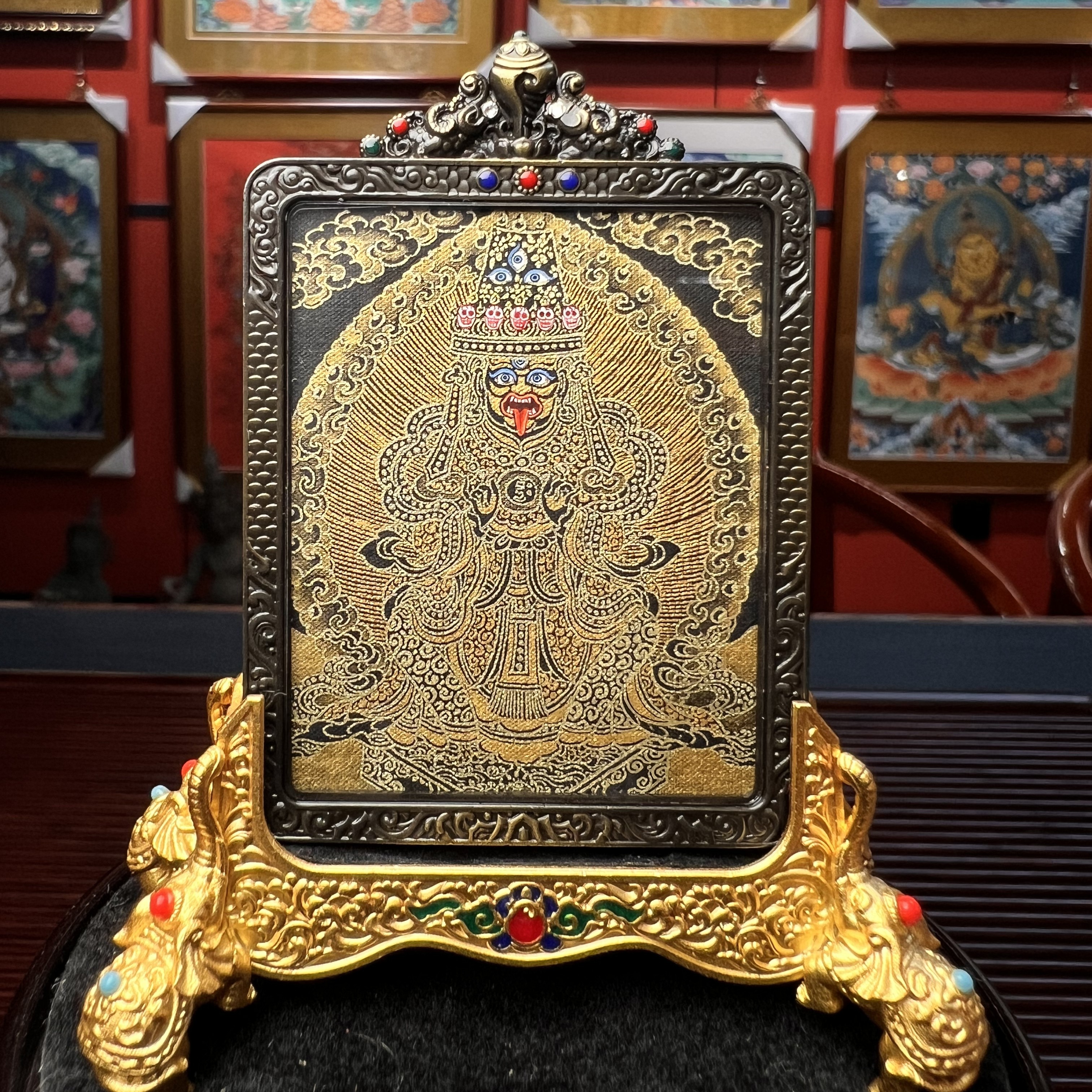 纯手绘唐卡扎基拉姆