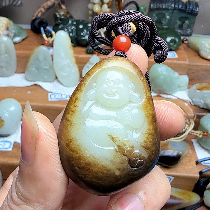 和田玉挂件未镶嵌丑*