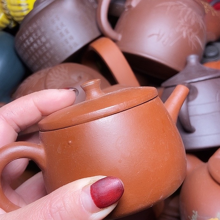 全手工制作宜兴紫砂茶壶