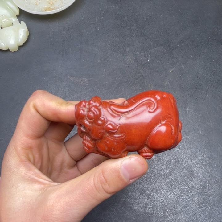 白玉菩提吊坠摆件