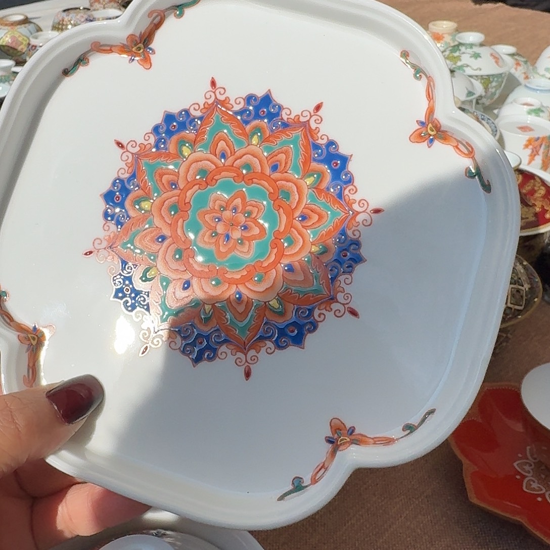 景德镇陶瓷珐琅彩湖城