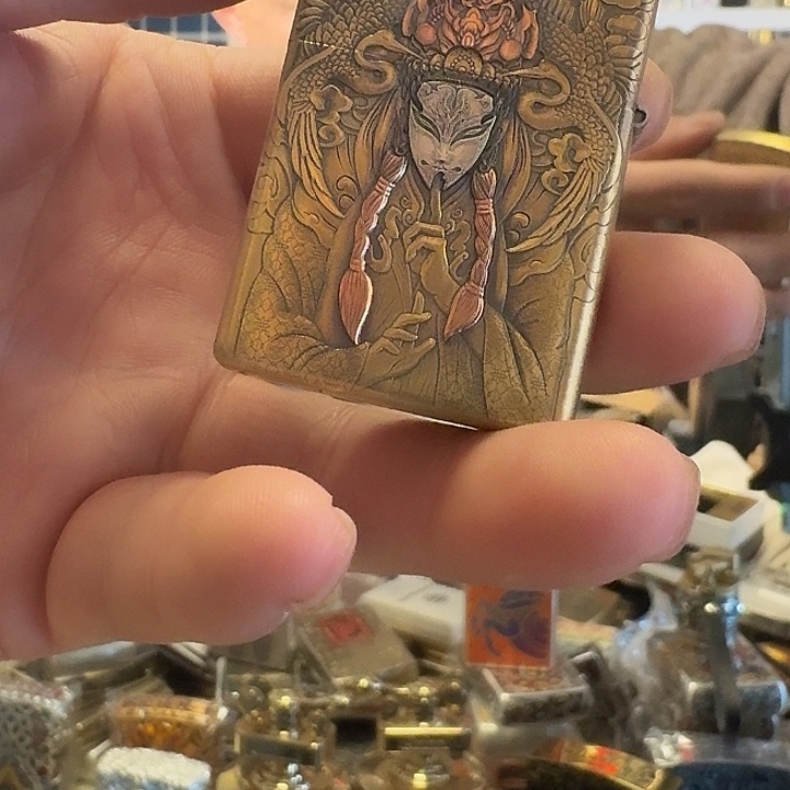 佐罗三代白鹤童子打火机