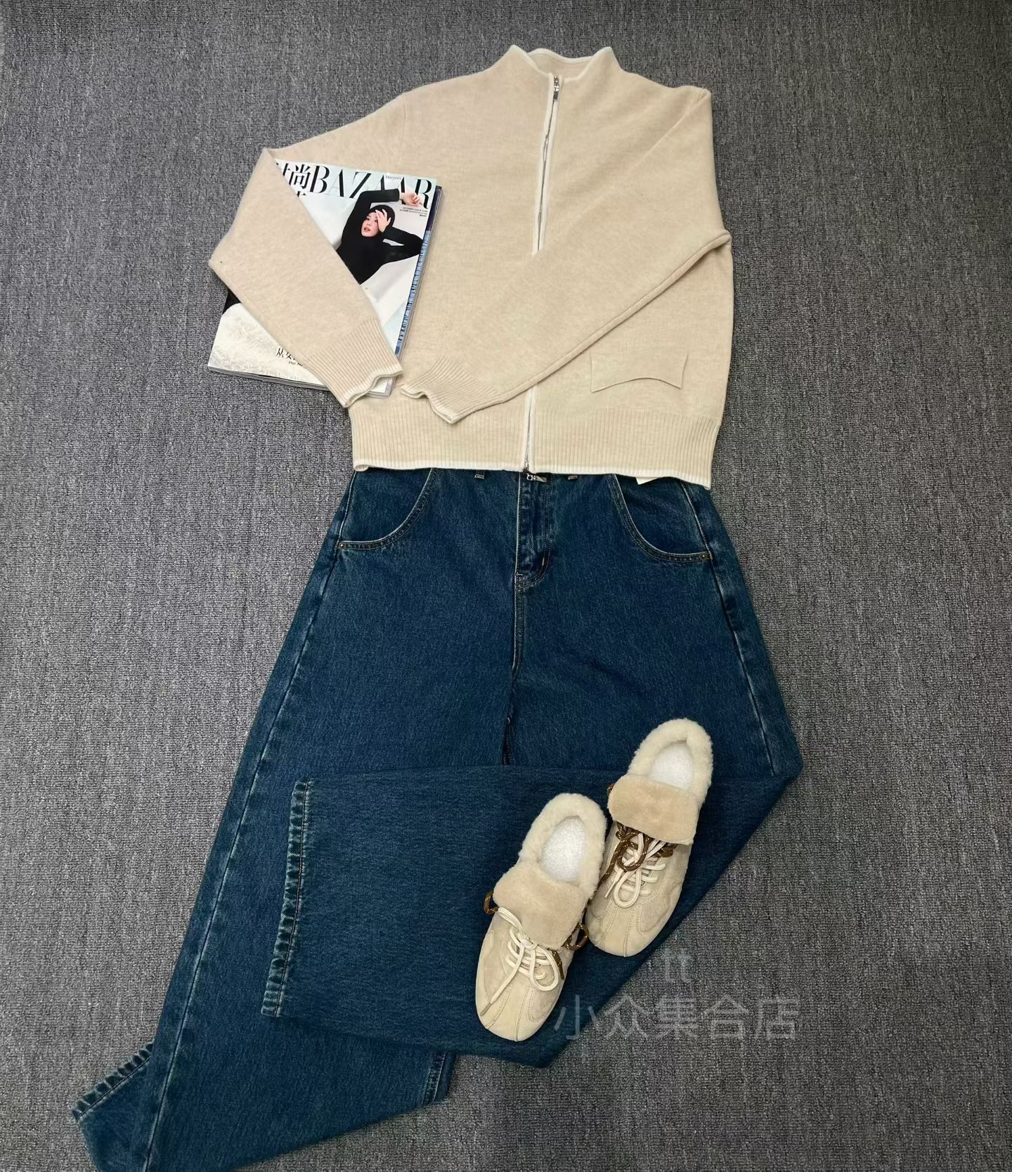 羊绒大衣秋冬新款宽松高腰垂感显瘦直