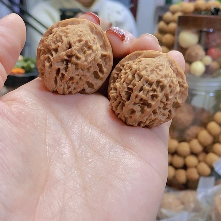 【闪购商品】文玩核桃把件37金锭元宝