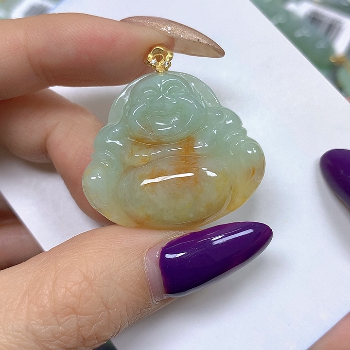 翡翠未镶嵌颈饰挂件