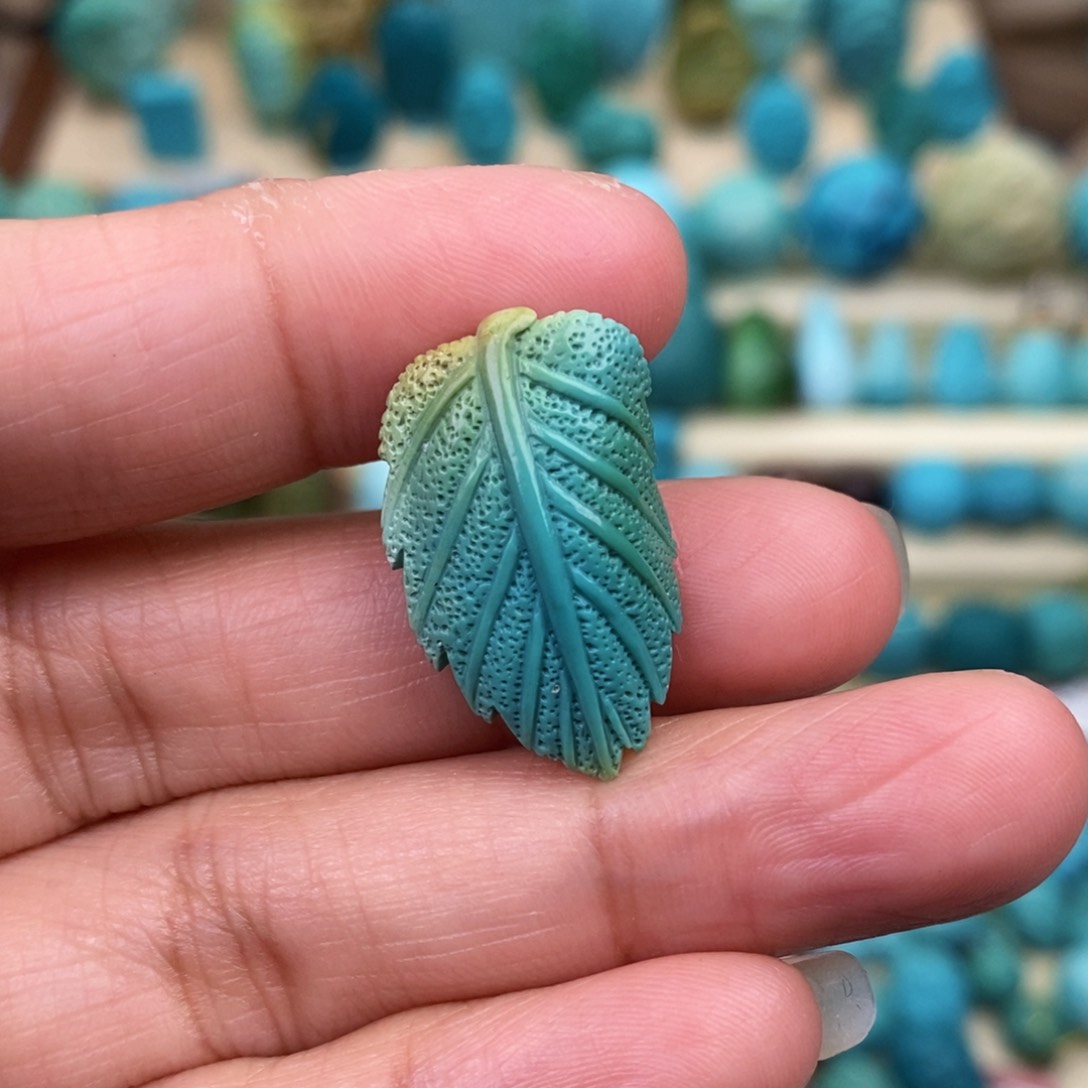 绿松石珠宝奇石未镶嵌