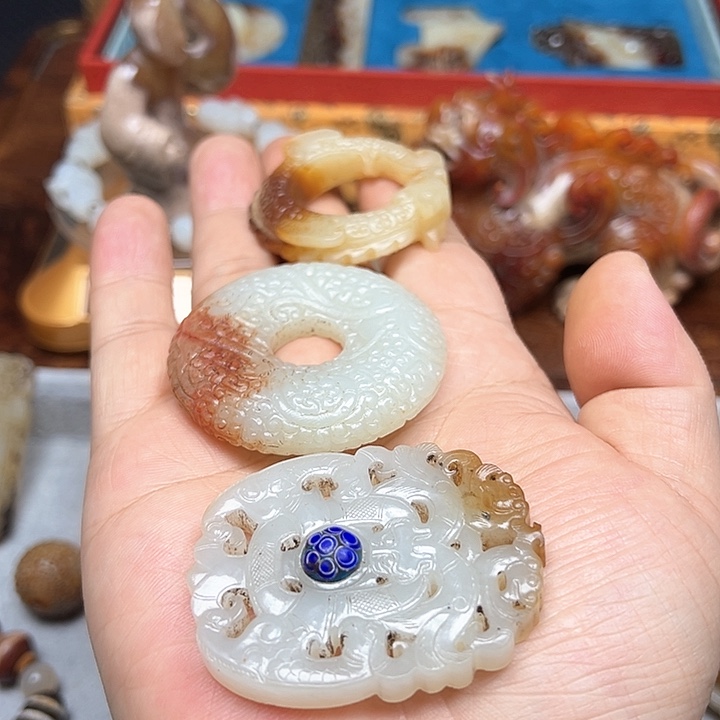 和田玉挂件未镶嵌太*