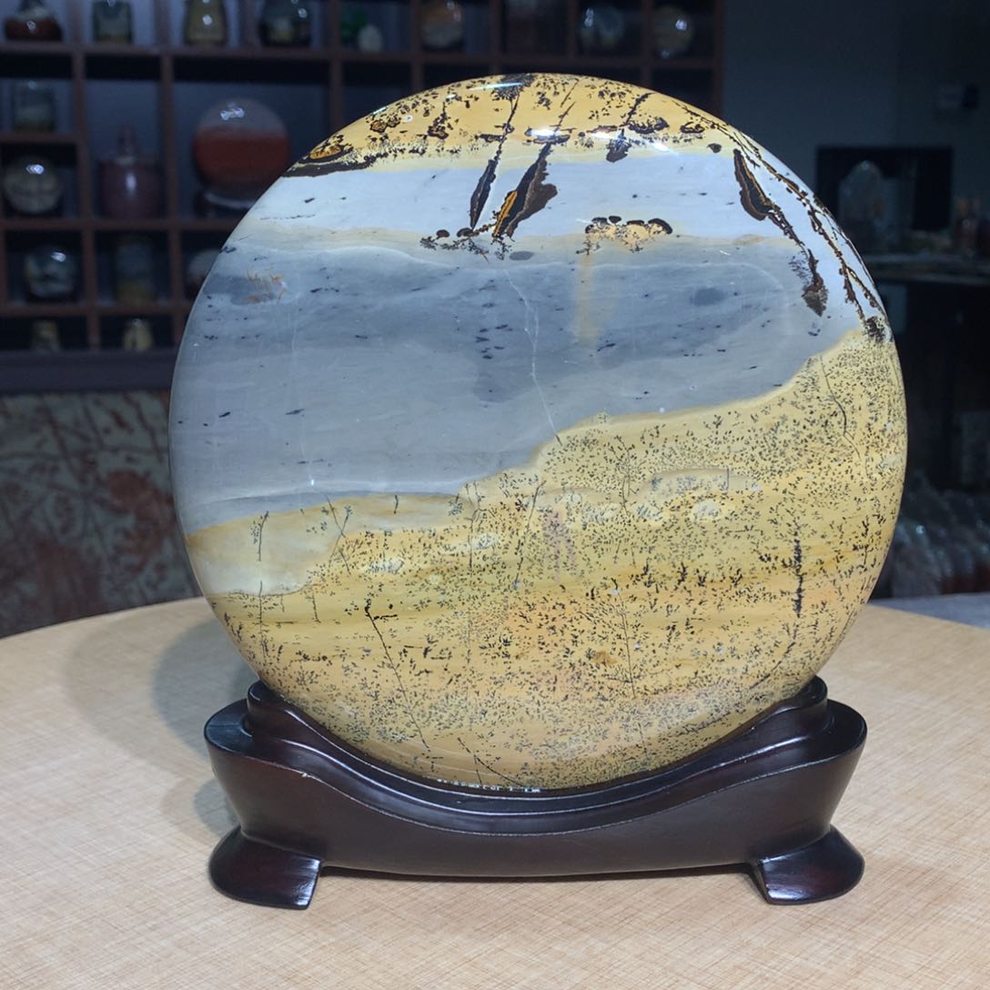 紫砂广西国画石，收藏观赏广西国画石，收藏观赏