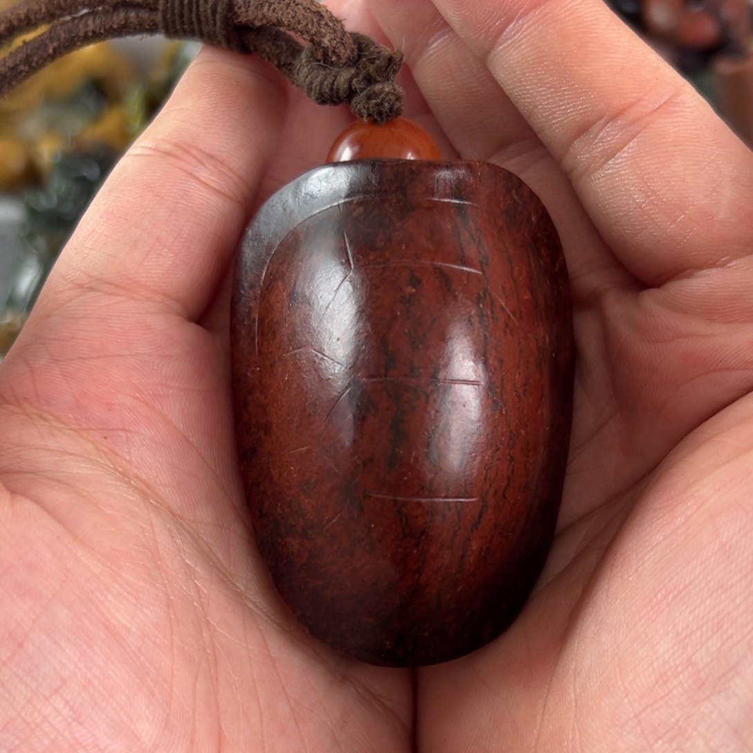 岫岩河磨玉（透闪石质玉）把件未镶嵌?****