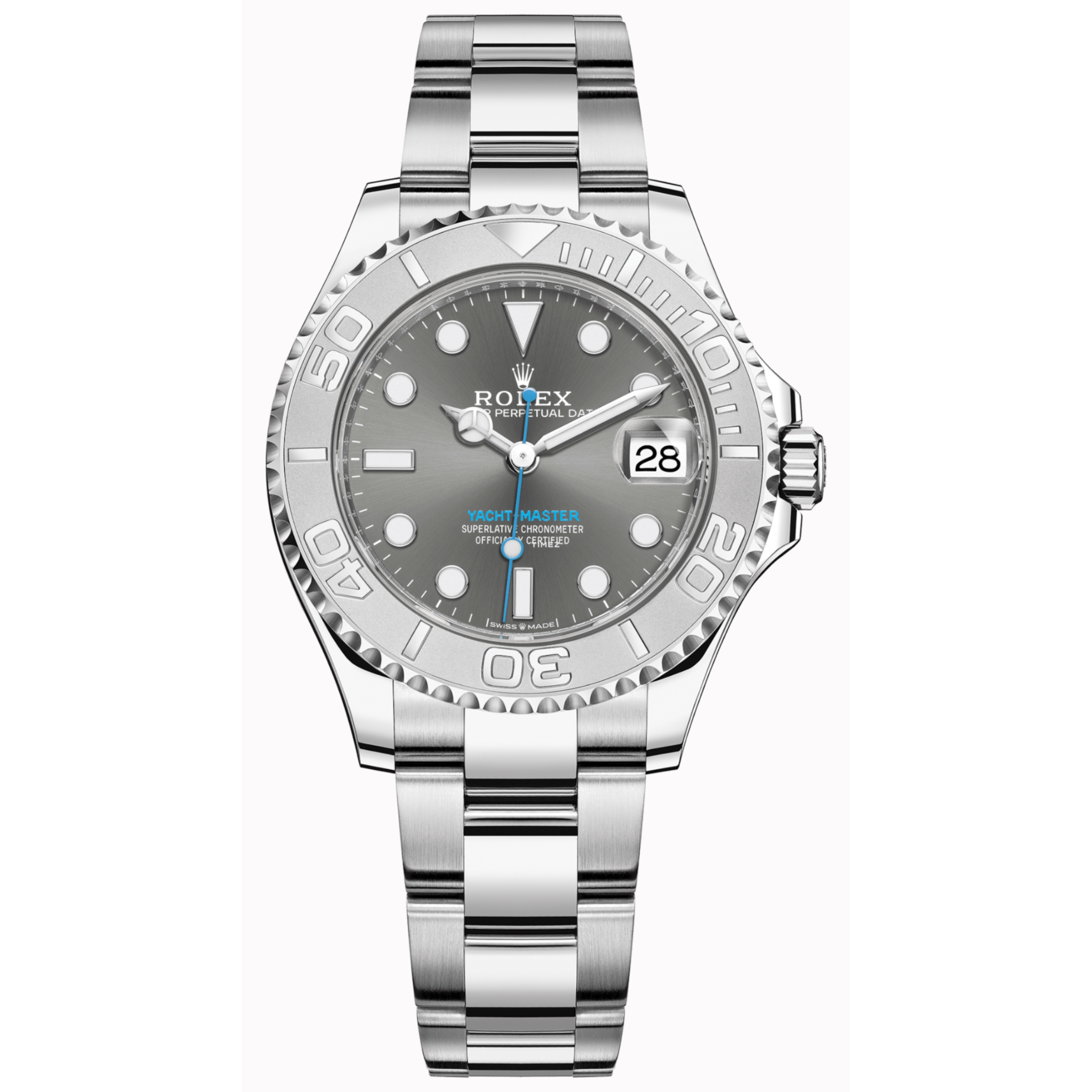 99新 Rolex/劳力士 深圳名典/灰游艇m268622-0002/全套