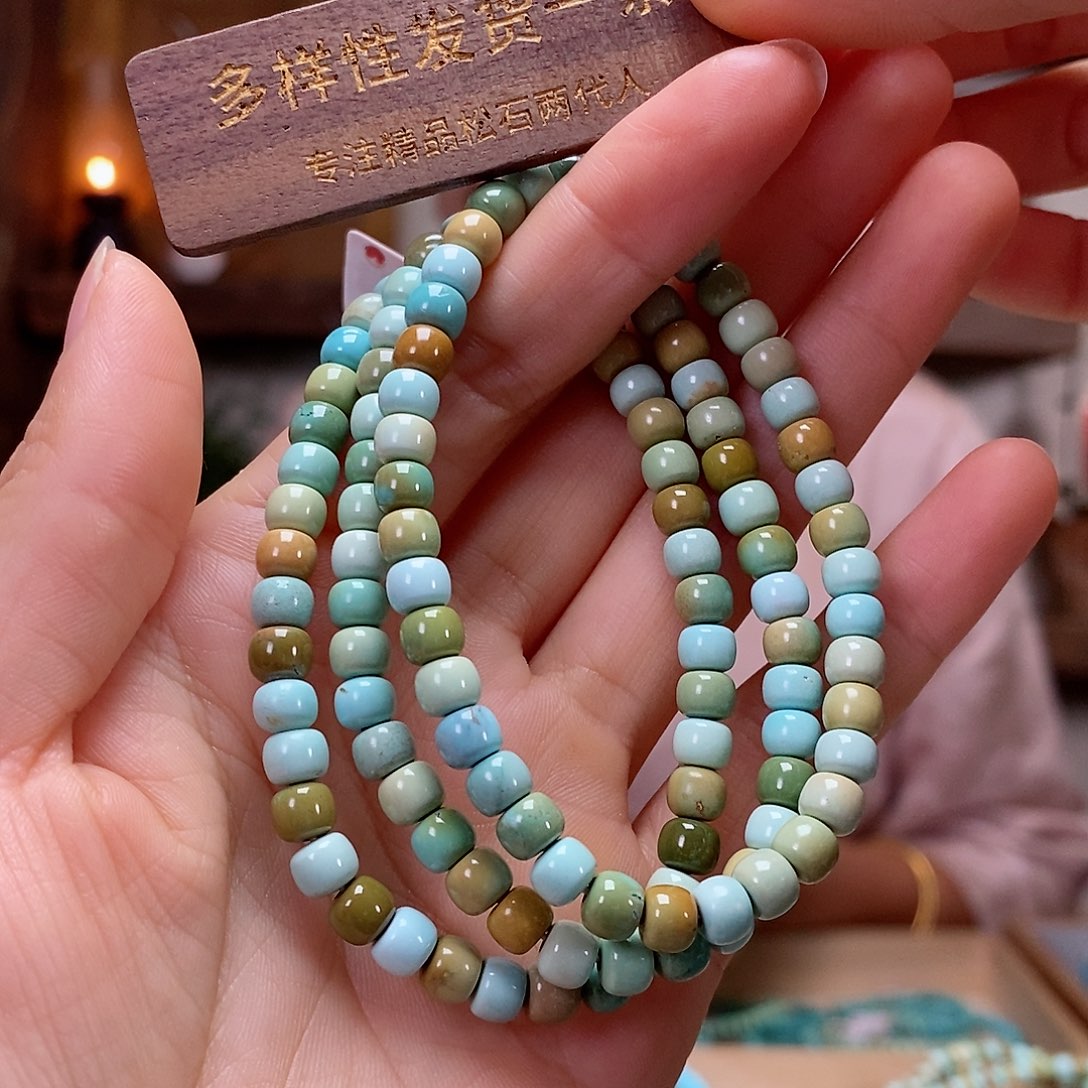 未镶嵌绿松石珠宝奇石