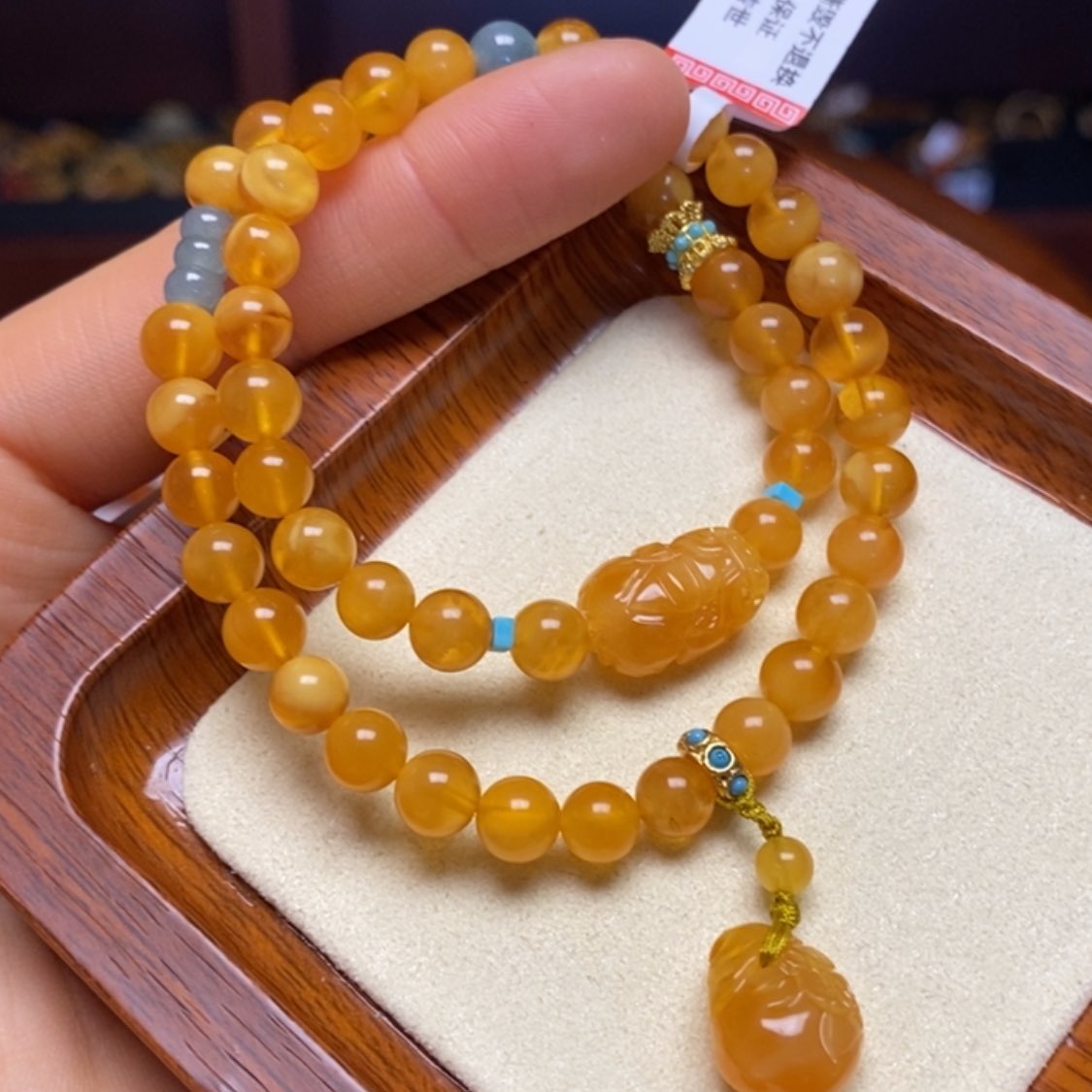 【闪购商品】蜜蜡手链未镶嵌手串