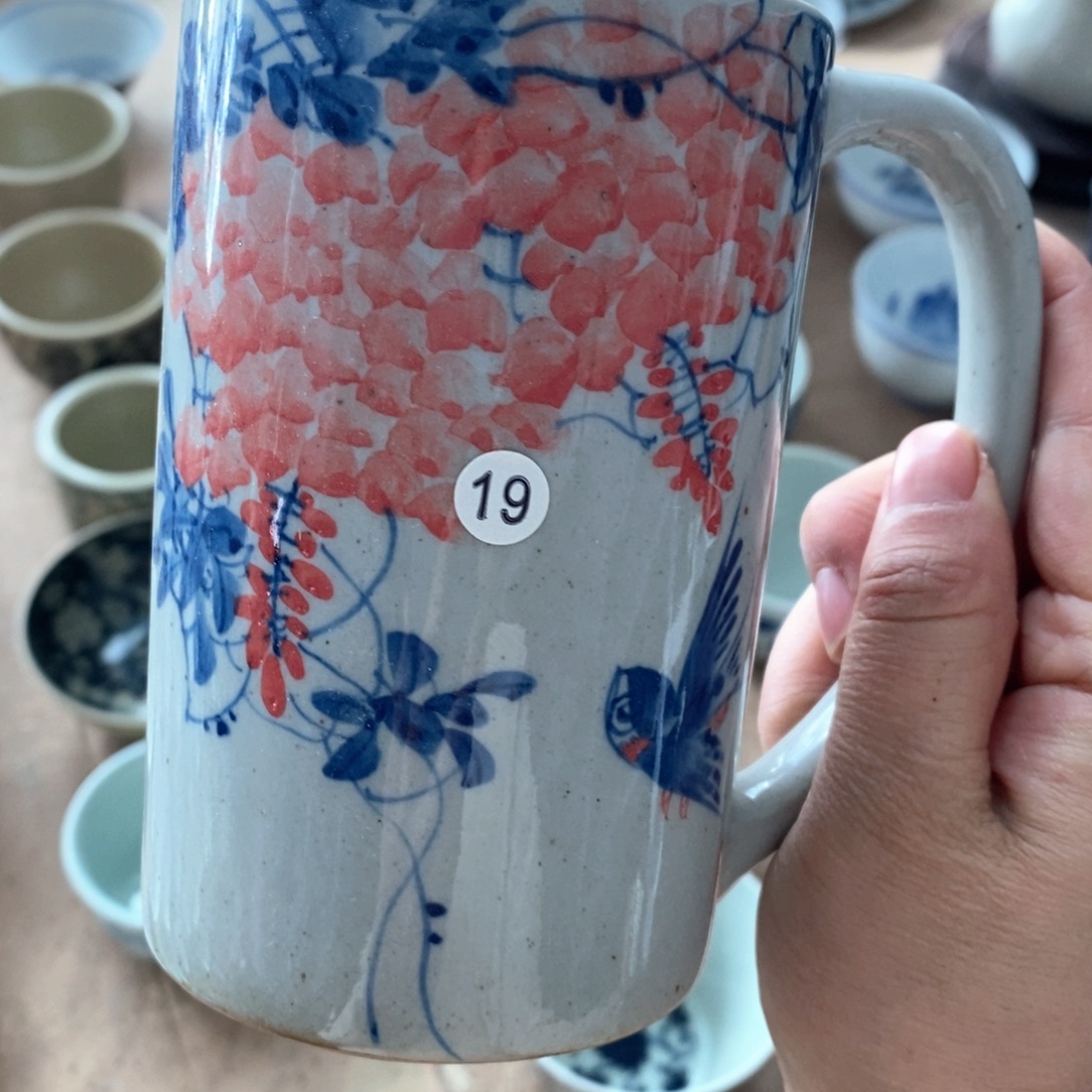 相***慧瓷片景德镇手绘陶瓷青花