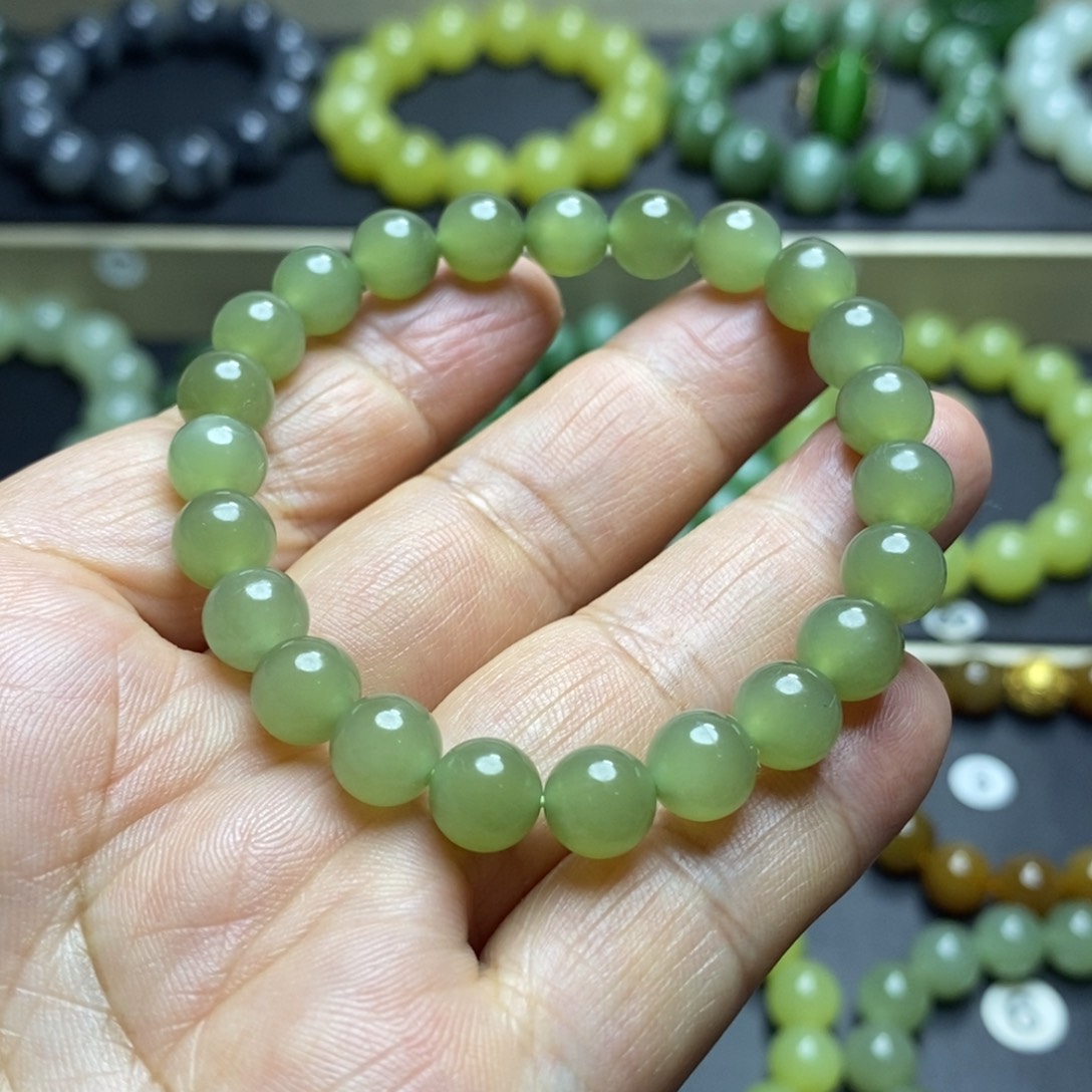 和田玉未镶嵌手串